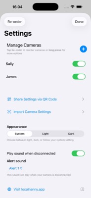 LocalNanny iPhone screenshot 3